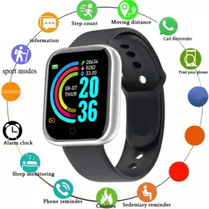 Smartwatch， Men Women Wristwatches， Smart Watch， Message， Fitness Monitor， Bracelet ，Birthday Gift， Electronic Clock For Android IOS