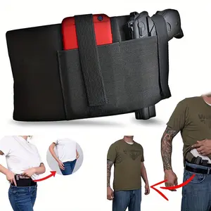 Concealed Carry Belly Band Holster, Left/Right Hand Holster, With Magazine Pouch