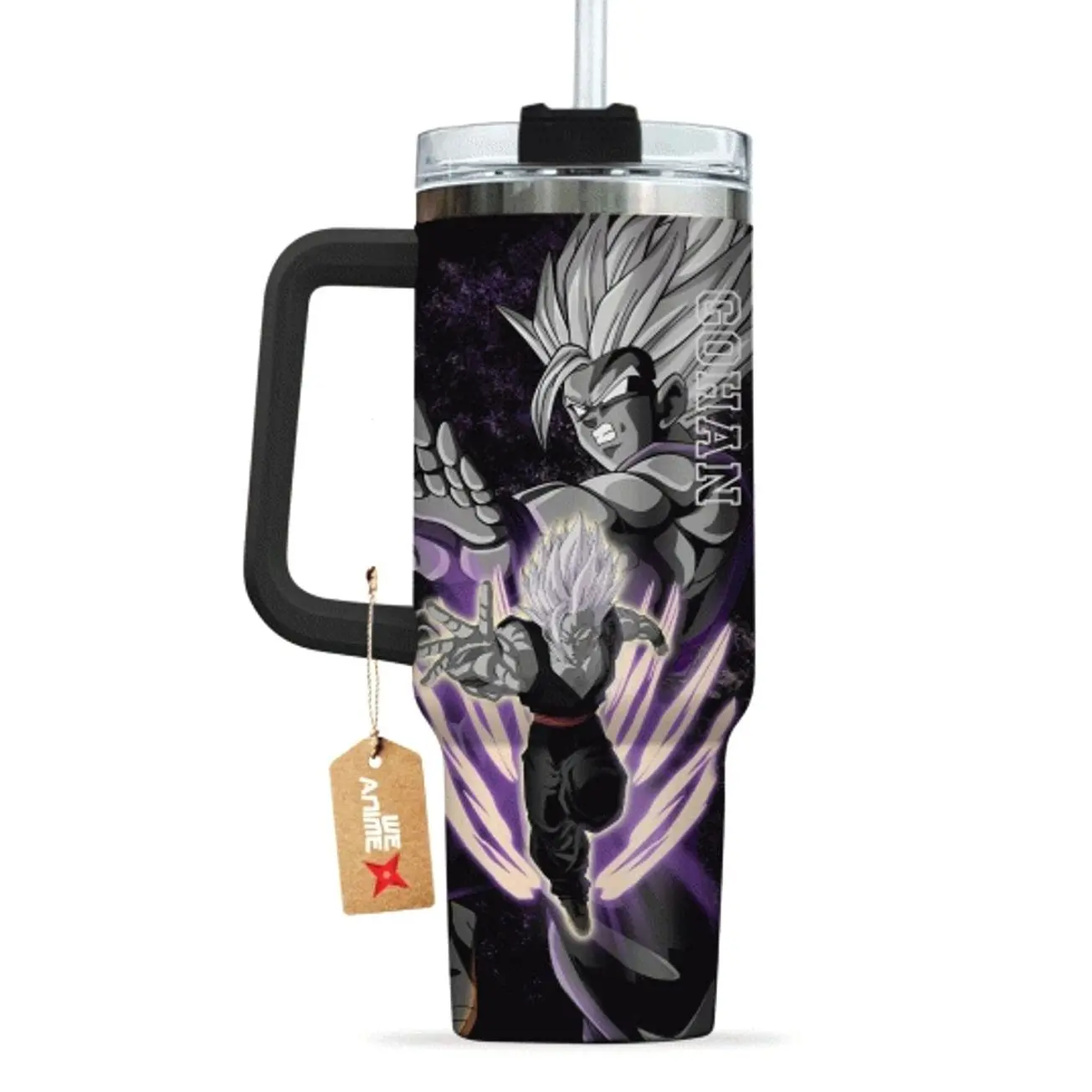 Gohan Beast Dragon Ball Anime Custom   Quencher 30oz or 40oz Stainless Steel Tumbler With Handle HG