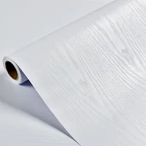 Wood Wallpaper Peel and Stick, 40x200cm Plank Contact Paper, Wood Effect Vinyl Wrap, Waterproof Sticky Back Plastic Film, Waterproof Self Adhesive