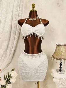 Women's Fashion Bikini Three-Piece Set, Swimsuit Style Bikini, Stylish Swimsuit for Beach & Pool, Comfortable and Sexy Swimwear for Summer