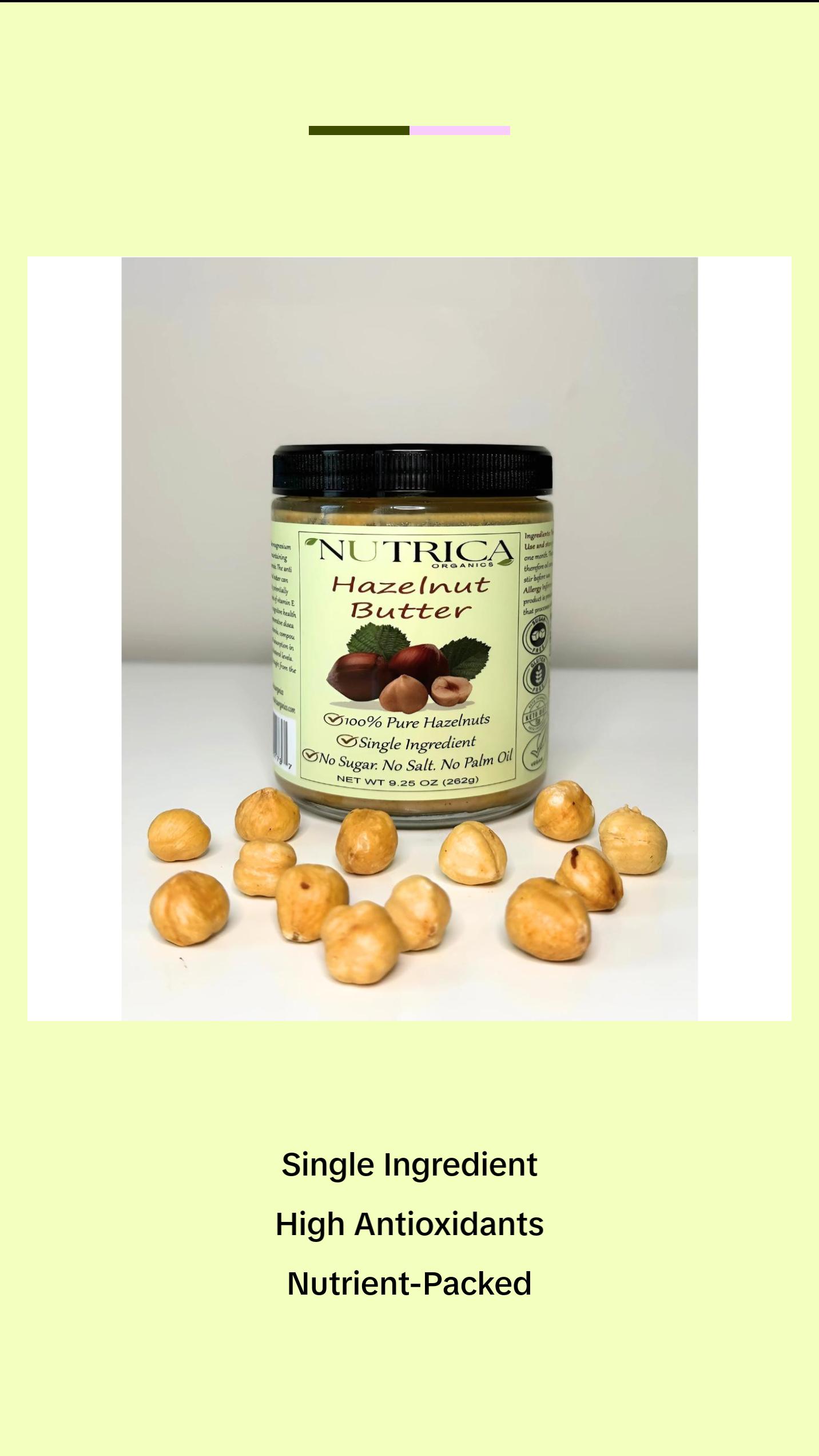 100% Natural Hazelnut Butter