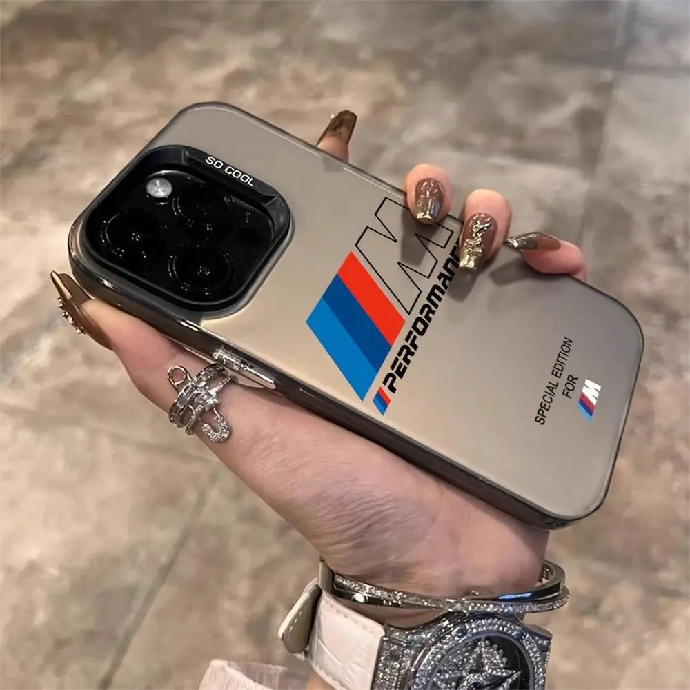 Matte Letter M Design TPU Protective Smartphone Case - Shockproof Protective Cover, Fits iPhone 17/16/15/14/13/12/11 Pro Max, X/XR/XS Max, 8 & 12 Plus, Stylish Prints, Vibrant Colors, Ideal Gift, Cellphone Accessory