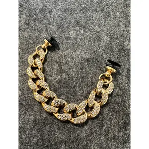 Gold Chain Silver Chain Pearl Chain Diamond Chain for DIY Unique Special Croc Shoes