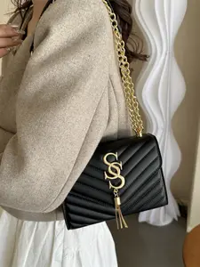 New Vintage Chain Crossbody Bag Envelope Style, Versatile Casual Solid Color Fashion Shoulder Bag, Perfect for Shopping, Travel, Phone & Makeup, Fashionable Crossbody Bag, Casual Trendy Bag, Versatile Shoulder Bags