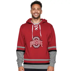 Ohio State Buckeyes Ringing Lace Up Fleece Hoodie