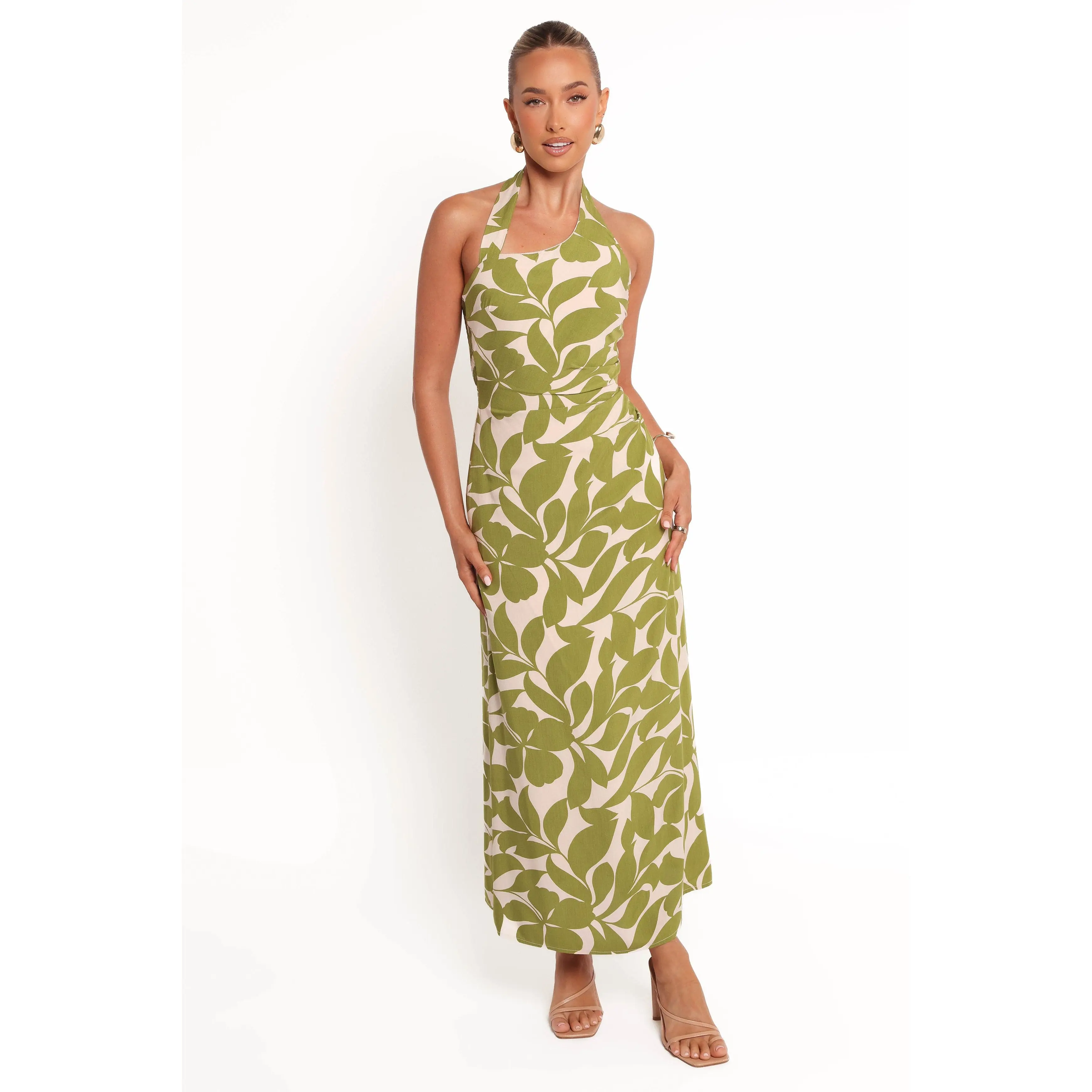 boho blush maxi dress Luna Maxi Dress Dusty Rose/Light Brown / S