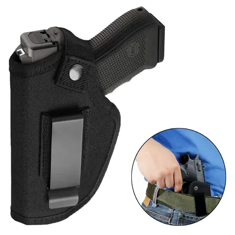 Dazone Gun Holsters for Men/Women, 380 Holster for Pistols, Universal Airsoft Right/Left, IWB/OWB 9mm Holsters for Concealed Carry, Fits Glock, M&P Shield & Similar Handgun