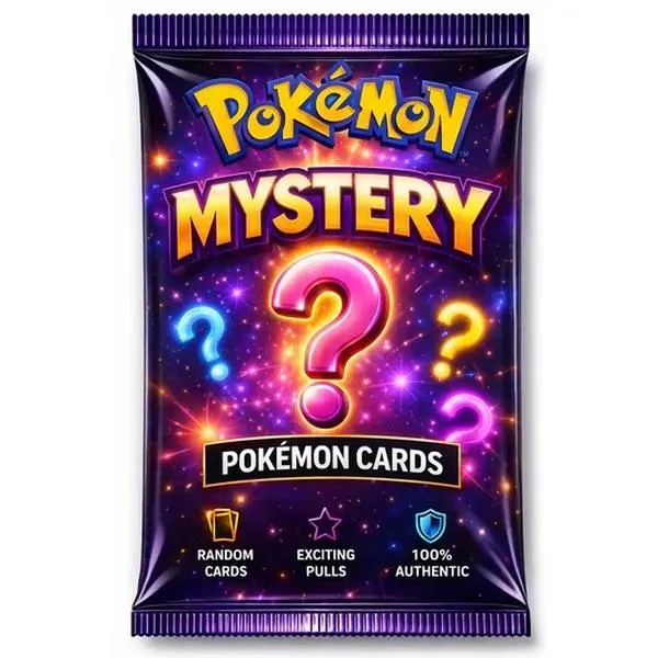 Mystery pack Pokemon card singles, packs