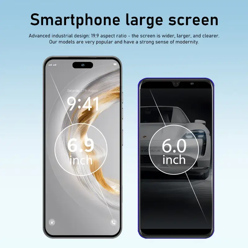17PRO MAX Smartphone, 7.3 Inch Dual 108MP+78MP Cameras, Long-Lasting 8000mAh Battery, Fast Charging, OTG Function, Facial Recognition Unlocking,  12GB RAM +512GB ROM, 5G Network, Unlock Cellphone smart
