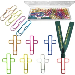 Paper Clips 94 count Set, 70  Paperclips 20 Christian Bookmark Ribbons 4 Pen Holder Clips.  Stuff Journaling Accessories  Study Supplies Religious Gifts Teacher Appreciation Gifts