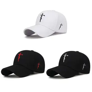 Faithful Spirit Cross Hat - Embroidered Christian Baseball Cap for Men & Women, Adjustable Snapback Outdoor Hat, Perfect for Daily Wear and Adventures