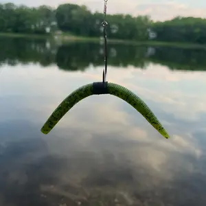 Birdsnest Fishing Wacky Worm Plastic for Freshwater Bass Pack Of 4