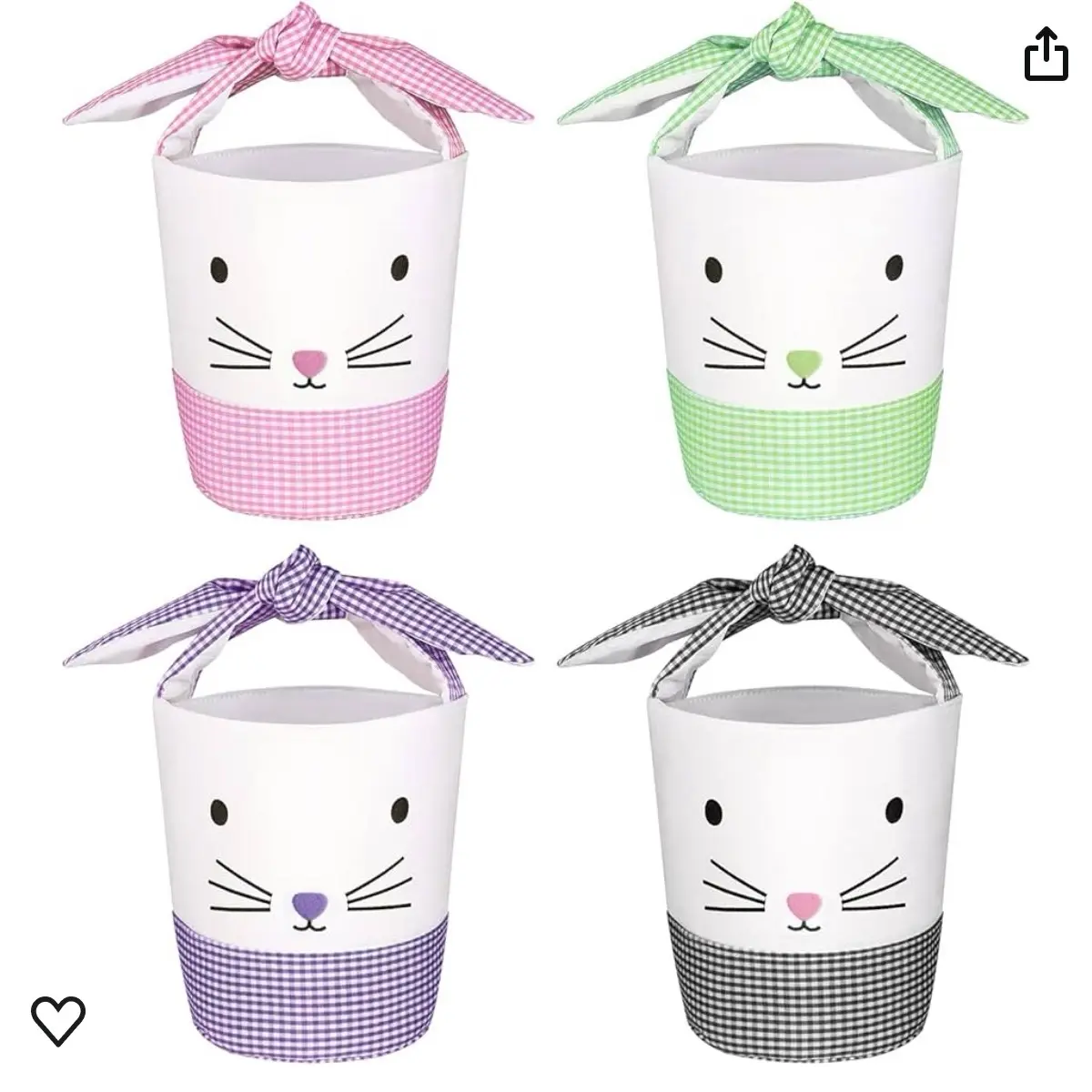 Eared Easter baskets Eared Easter baskets