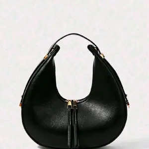 Ladies' Quality Soft Leather Dumpling Bag,-Shaped Bag,Shoulder Bag,Large Capacity Commuter Bag,Handbag, Tready Crescent Moon Bag For Women, Bag For Women Elegant