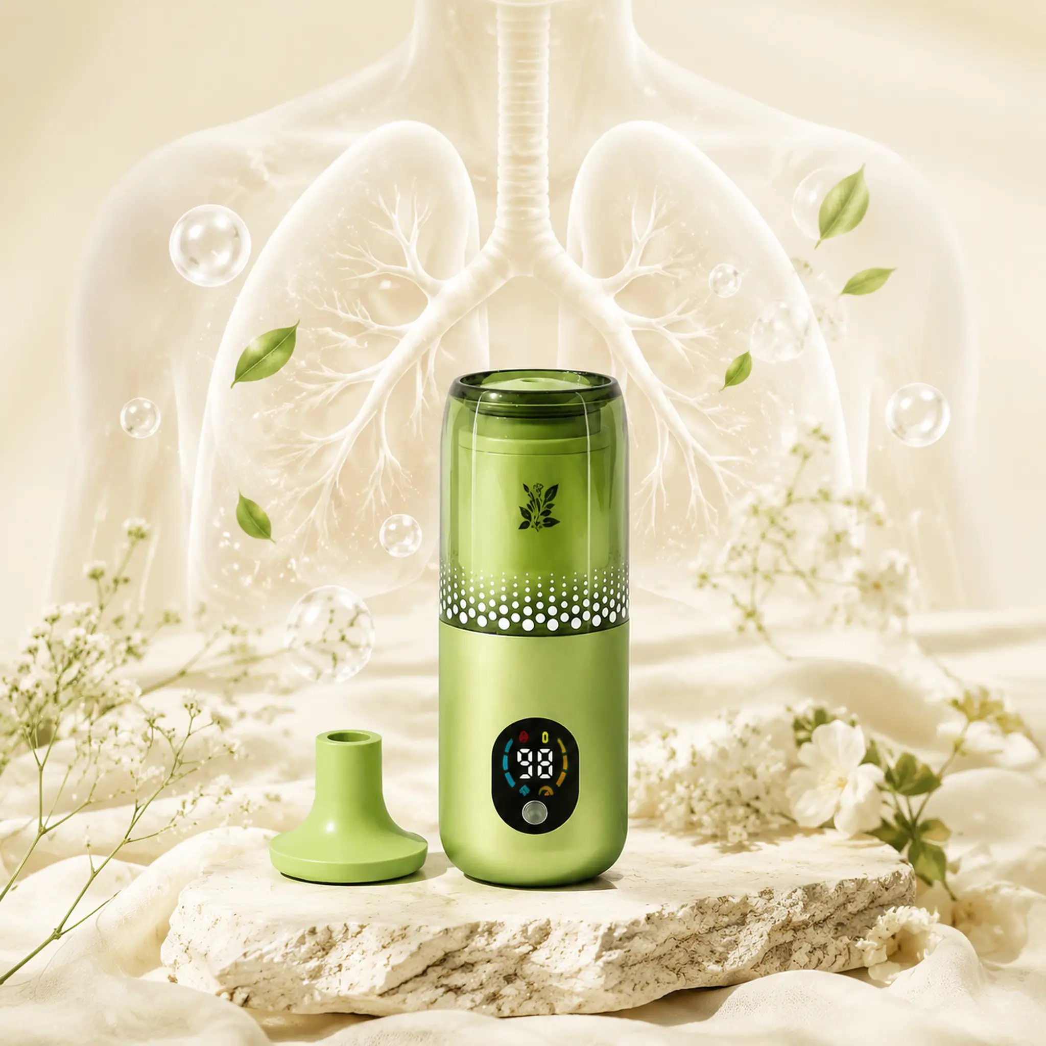 Brand-new portable natural aromatherapy machine, suitable for cars, bedrooms, and outdoors, with strong mint fragrance diffuser scent hotel incense