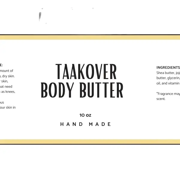 whipped body butter