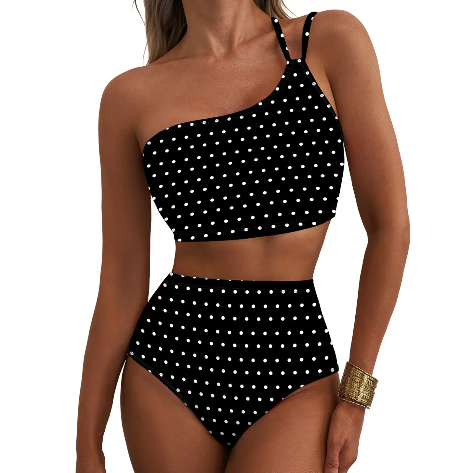 Black Polka Dots
