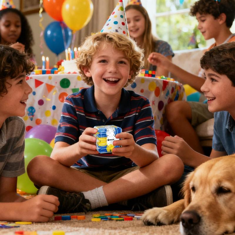 3D Ball Maze Cube Puzzle: Educational Logic Toy for Kids, Parent-Child Battle Game & Logical Thinking Stress Relief Tool
