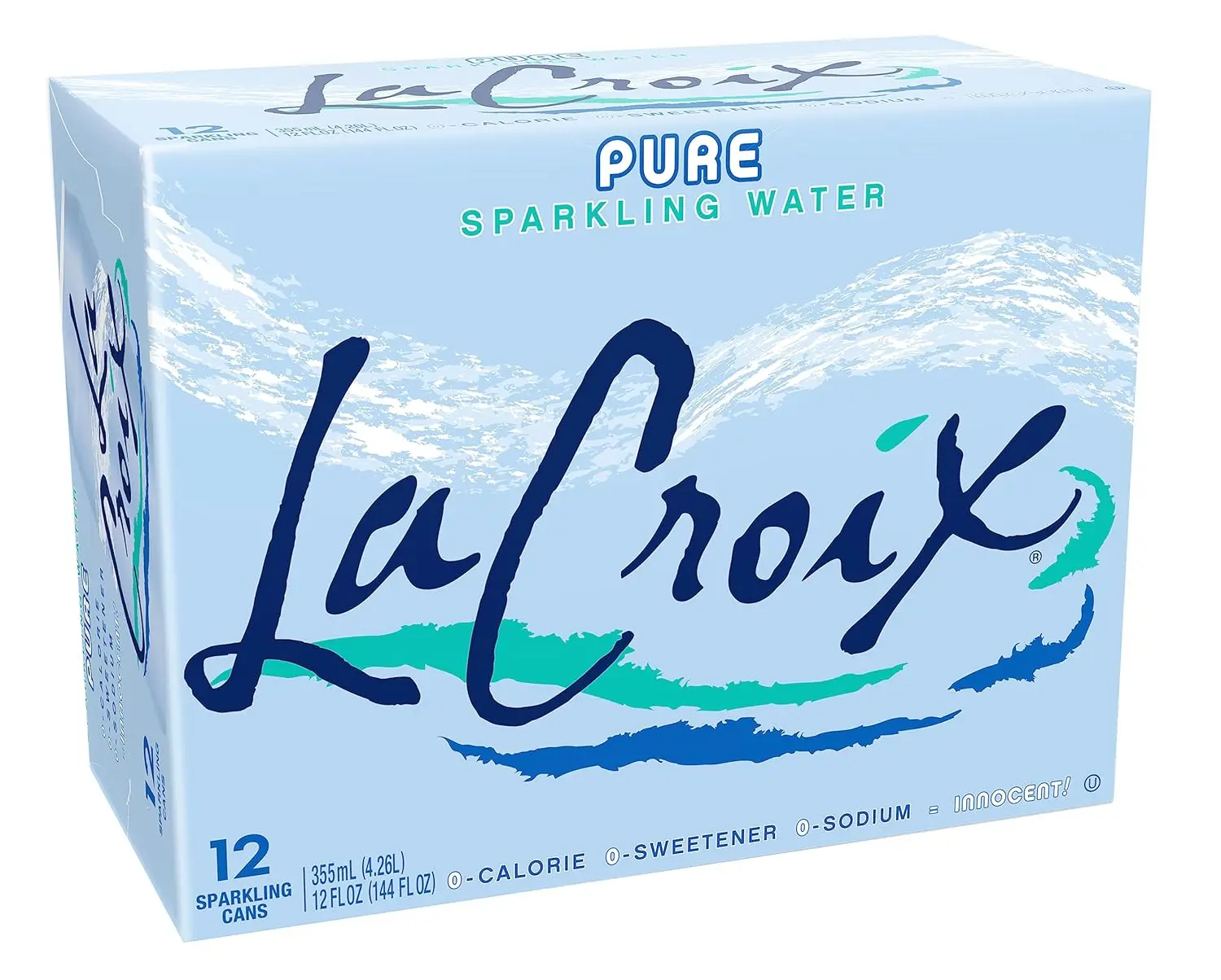 Sparkling Water, Pure, 12 Fl Oz (pack of 12) Sparkling Water, Pure, 12 Fl Oz (pack of 12)