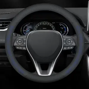 Steering Wheel Protector,for Round Type Antislip Breathable Steering Wheel Protector Cover, Universal 38cm, Accessories Cover Accessories Steering Wheel Cover Decoration