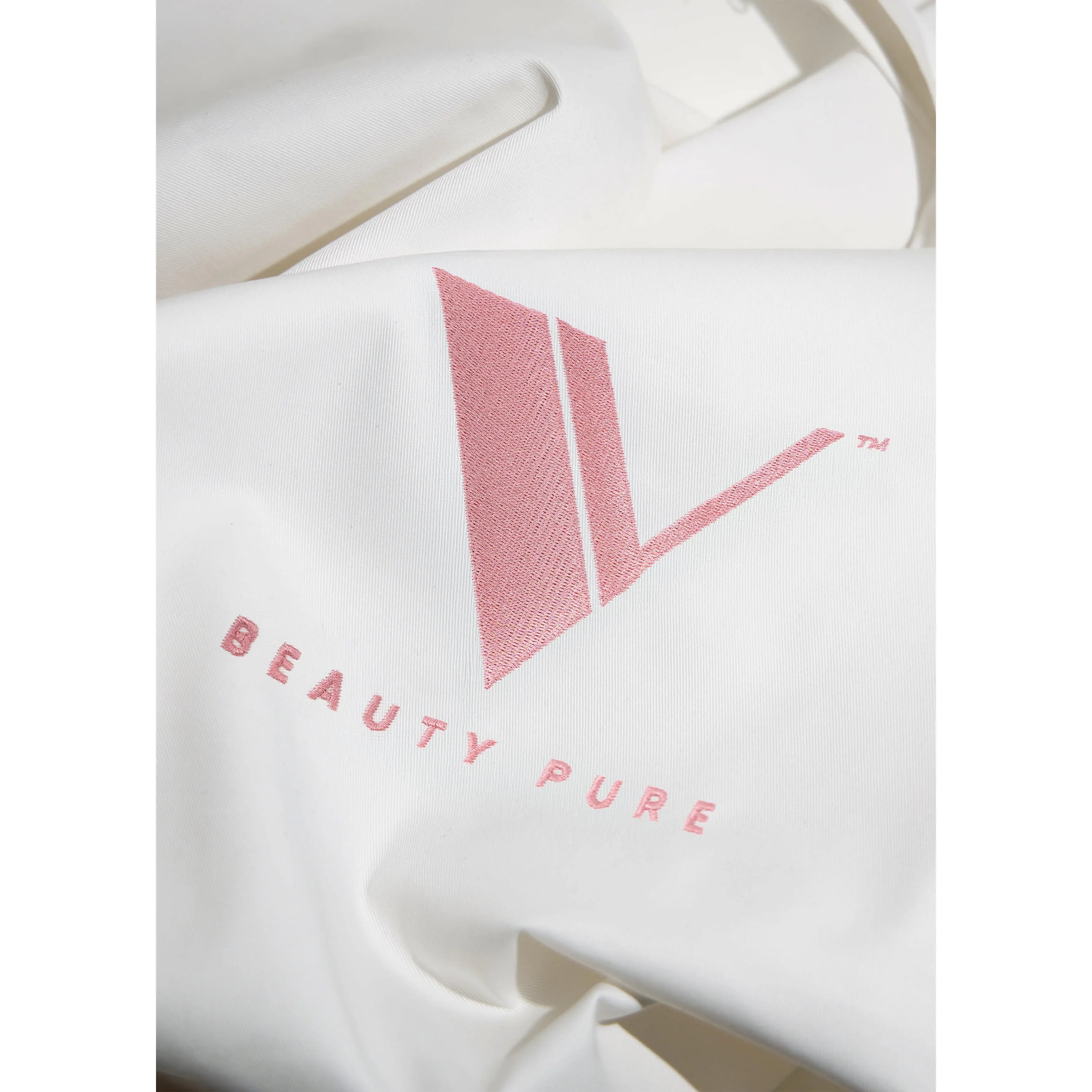 Technician Apron - White & Pink