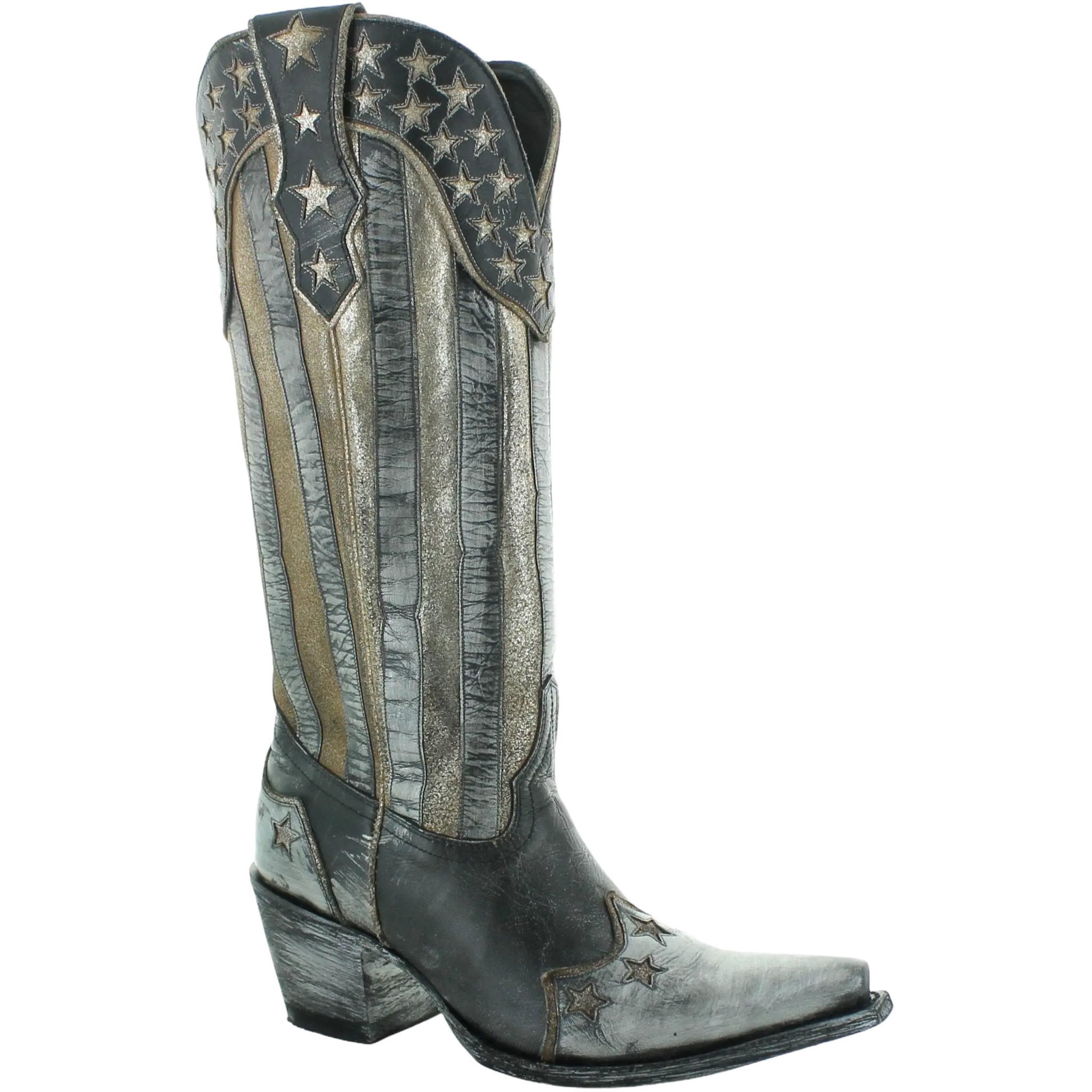 Yippee Ki Yay by Old Gringo Ladies Bloom Stars & Stripes Boots YL470-1