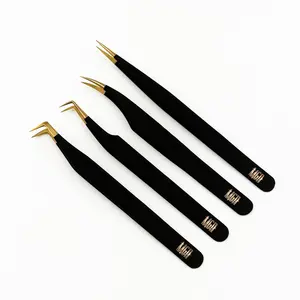 Luxury Fiber Matte Tweezer Kit (4 Piece)