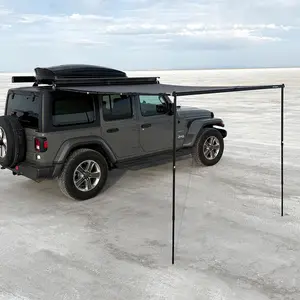 Ailuyun Car Side Awning 2m x 2.6m(6.56 x8.53ft) Easy Setup SUV Camping Sunshade Tent Waterproof Outdoor Shelter Aluminium Frame