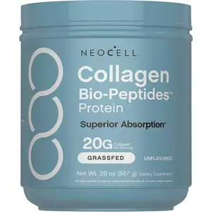 NeoCell Collagen Bio-Peptides Powder 20oz -GK Grassfed Protein Supplement-Advanced with 18 Essential Amino Acids