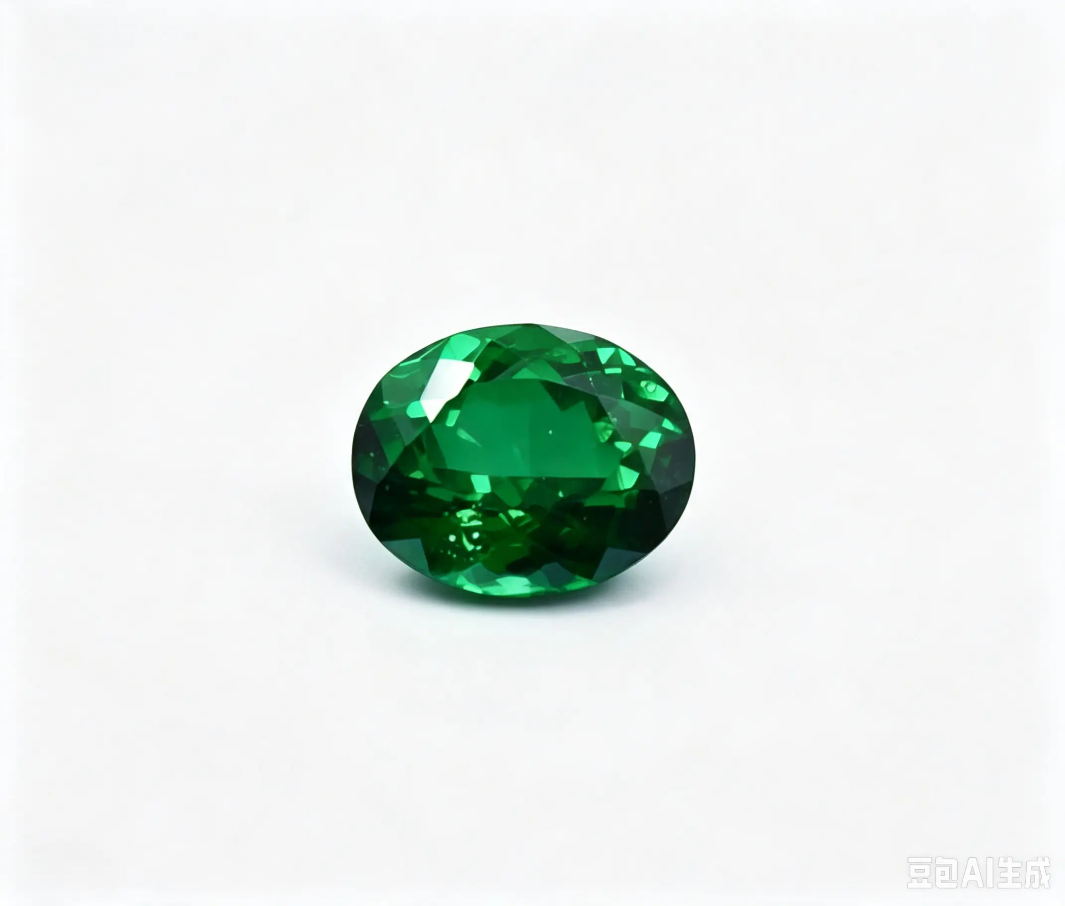 Lab-Grown Oval Cut Emerald With Certificate Lab-Grown Oval Cut Emerald With Certificate