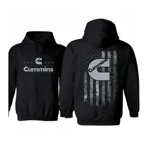 Cummiins Diesel Hoodie, Vintage American Workwear Graphic Pullover for Men & Women, Classic Mechanic Streetwear, Durable Cotton Blend Unisex Top, Diesel Power Graphic Hoodie, Casual Garage Style for Truck & Engine Lovers