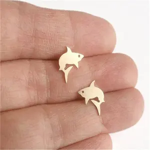 Gold Shark Earrings Gold Shark Earrings
