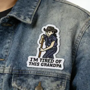 Embroidered Patch Sticker, Back Adhesive Iron-On Applique, Suitable for Clothes Jackets Hats Accessories, Express Your Style, Western Embroidery, Embroidery Design