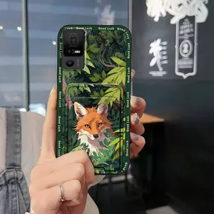 Graffiti Soft case Phone Case For TCL 40XE 5G/40X 5G/40NxtPaper 5G Card sleeve Back Cover Dirt-resistant Shockproof Anti-knock Anti-dust Silicone TPU Card bag Cartoon Full wrap