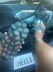 Bubble Sandals- Black