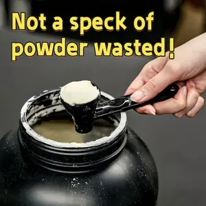 [Buy 1 Get 1 Free] Protein Powder Sliding Spoon,High Quality Funnel for Pre Workout Creatine Powder Formula,Coffee Milk Smoothie Chocolate Powder Kitchen Utensils BPA Free Plastic,Perfect Gift for Valentine's Day Father's Day Anniversary
