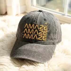 Embroidered Hat, Amaze Amaze Amaze Design Hat, Sci Fi Baseball Cap, Hat for Sci Fi Movie Fans, Unisex Hat, Trendy Dad Hat, Book Lovers Hat