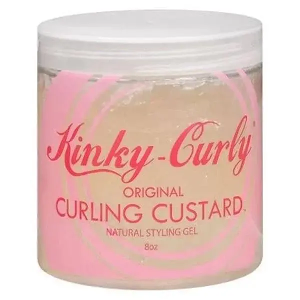 Kinky Curling Gel 8 oz - Moisturizes Hair, Reduces Bulk, Enhances Shine, Long-Lasting Hold for Strong and Nourished Curls - Haircare, Smooth