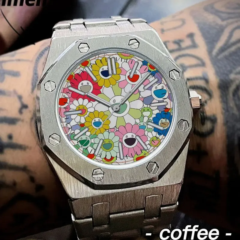 Men's Fashion Round Dial Analog Quartz Watch, Trendy All-match & Exquisite Watch for Birthday Gift with Box, Modern Fashionable Stainless Steel Wristwatch, Casual Trendy Wristwatch, Analog Wristwatches