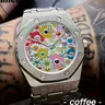 Men's Fashion Round Dial Analog Quartz Watch, Trendy All-match & Exquisite Watch for Birthday Gift with Box, Modern Fashionable Stainless Steel Wristwatch, Casual Trendy Wristwatch, Analog Wristwatches