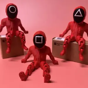 3D Printed Squid Games Pink Soliders