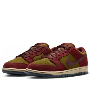 Nike SB Dunk Low Dark Team Red Olive Flak Men's HQ1625-600 New