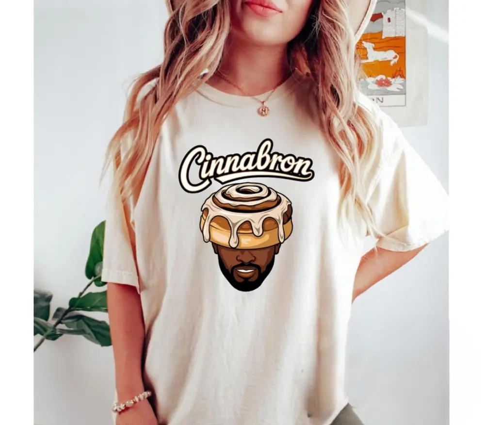 Cinnabron Meme T-Shirt | Funny Basketball Graphic Tee | Trending Parody Shirt for Fans