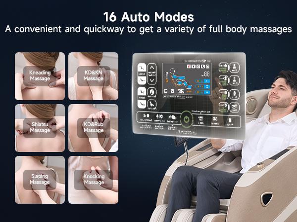 Real Relax zero gravity massage chair with heat and Bluetooth support Thai full body stretch massage PS5100 comfort massage chair recliner