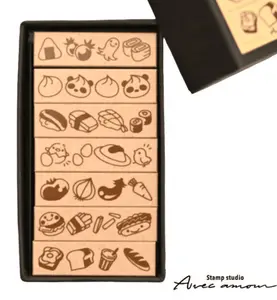 Sanby Avec Amour Border Stamp Set - Gourmet