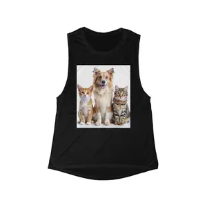 Women's Flowy Scoop Muscle Tank