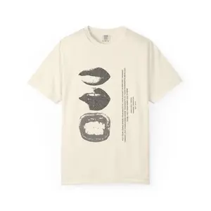 Comfort Colors - Sugar Talking S.C. Inspired Graphic Tee, Sugar Talking Lips Unisex T-Shirt - Perfect Gift for Fans