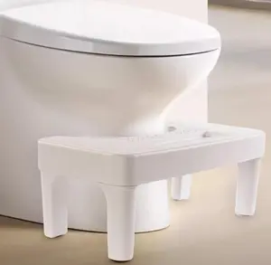 6.7 Inch Toilet Stool for Bathroom,Non-Slip Potty Stool for Pooping,Toilet Step Stool for Adults/Seniors/Kids