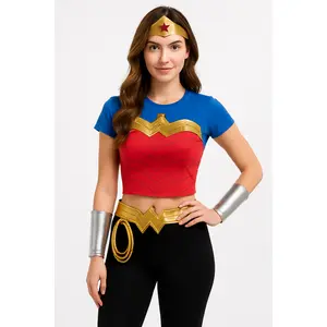 Women's Wonder Hero Costume Kit - L/XL
